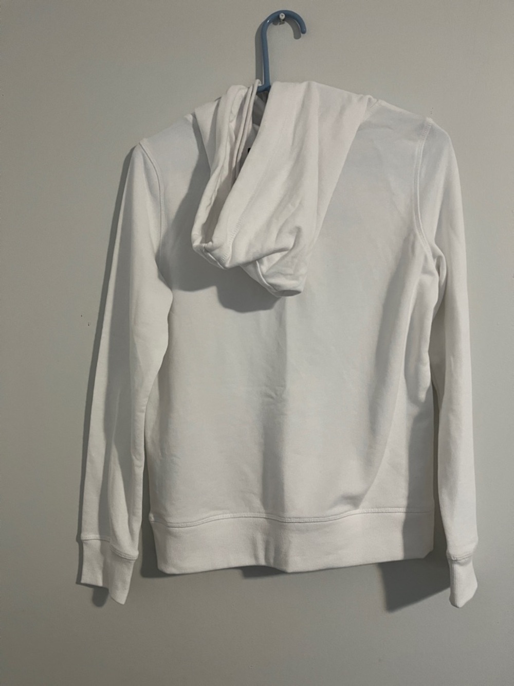 Tommy Hilfiger White Crewneck Hoodie with Logo Stripe - Picture 2 of 8